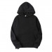 Men Plain Pullover Hoodie Casual Hooded Sweatshirt Long Sleeve Classic Tops