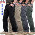 US Men Tactical Cargo Pants Soldier Straight-fit Work Combat Trousers Outdoor